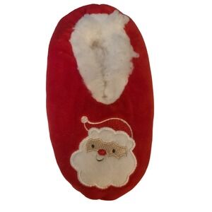 Carter's Just One‎ You Red Santa Claus Slippers - Size 2-3T - Holiday Christmas